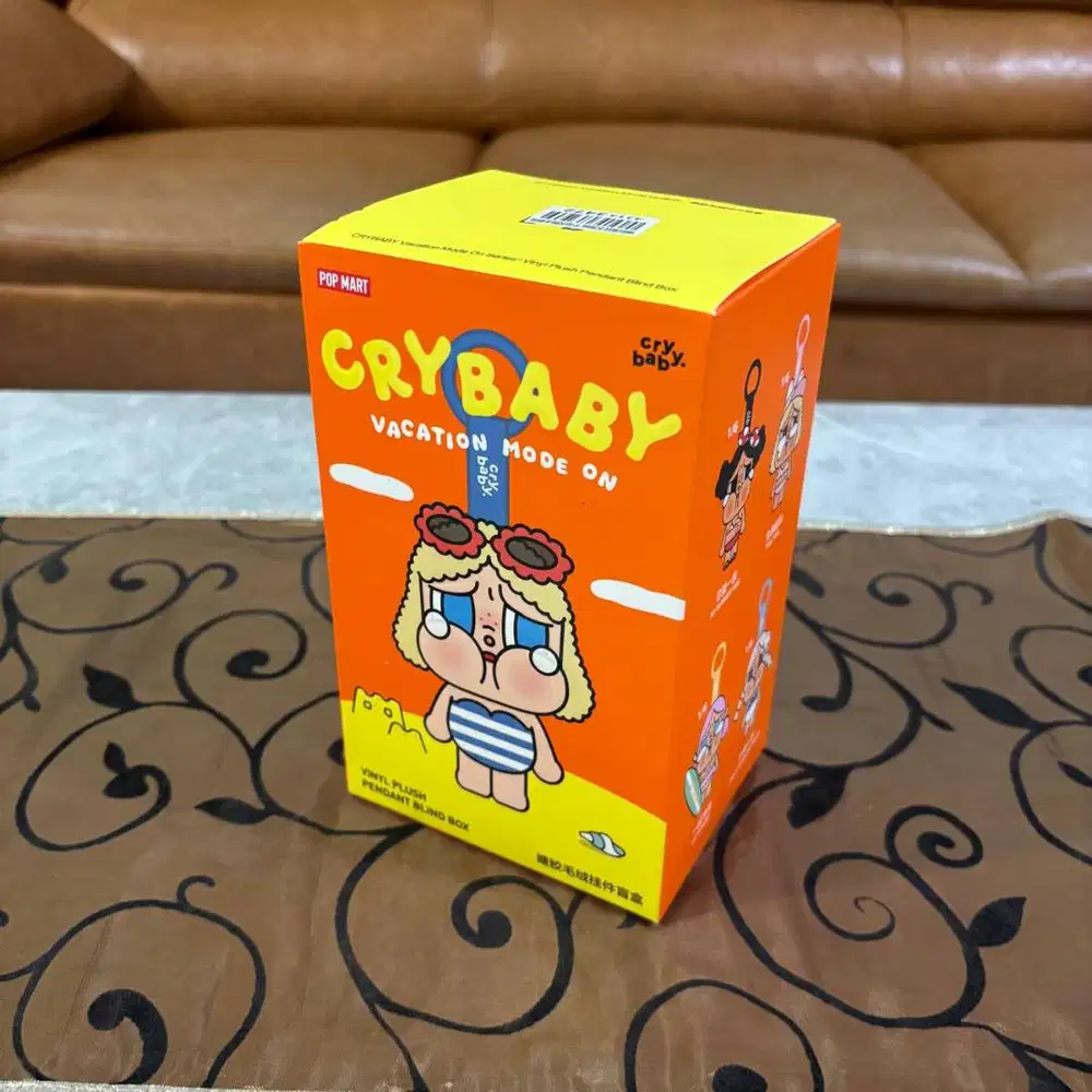 POP MART CRYBABY Vacation Mode On Series - Vinyl Plush Pendant