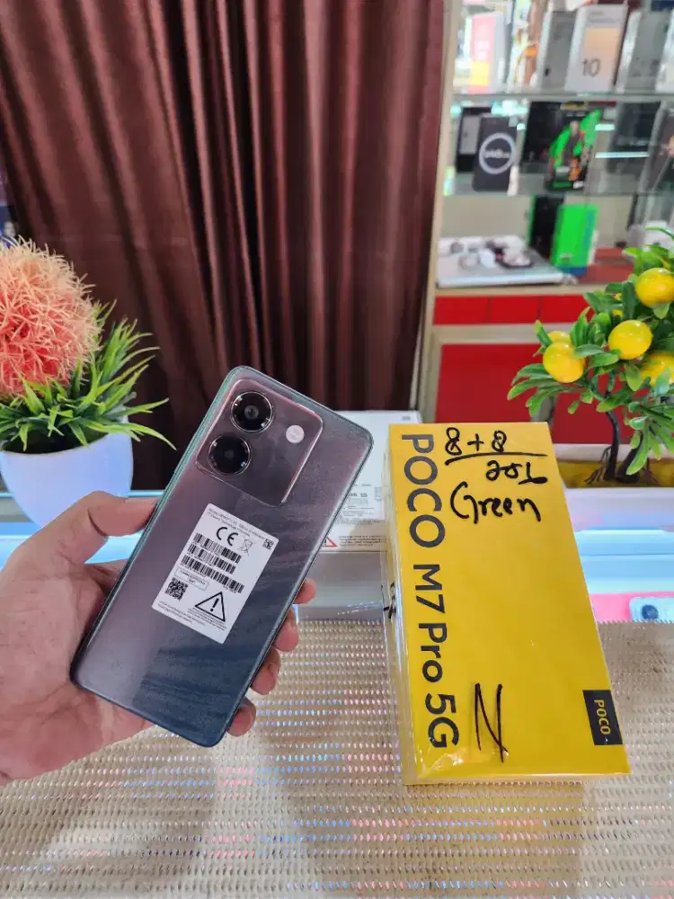 Poco M7 Pro 5G Ram 8+8Gb/ 256Gb Pemakaian 3 Hari Like New Bergaransi