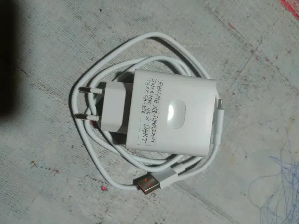 Charger Realme X3 superzoom DART SUPERVOOC 45w second like new