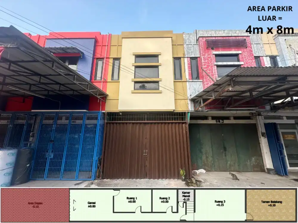 Dijual Ruko Kresek Raya Hadap Jalan Duri Kosambi