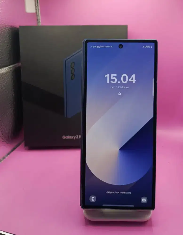 JUAL BU SAMSUNG Z FOLD 6 5G RAM 12/512GB ORIGINAL SEIN MULUS FULLSHET