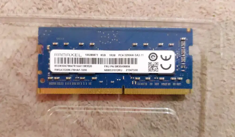 RAMAXEL RAM SODIMM Laptop 8GB DDR4 3200MHz Bekas