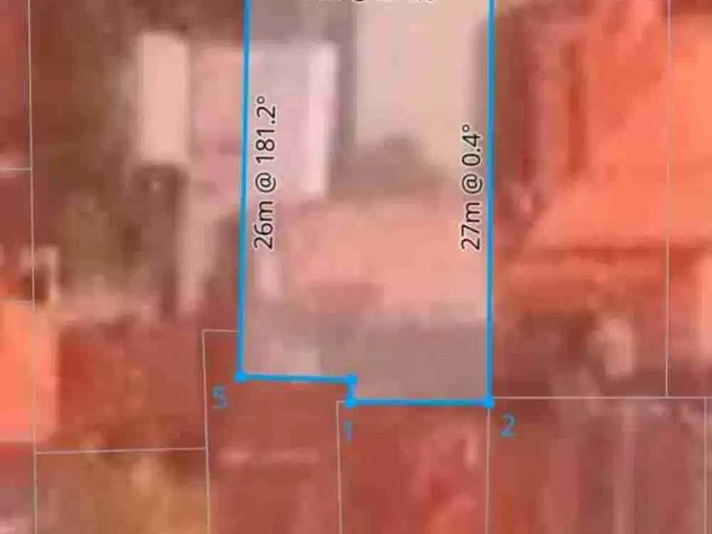 Tanah Jalan Utama Bung Tomo Denpasar Bonus Bangunan Kost