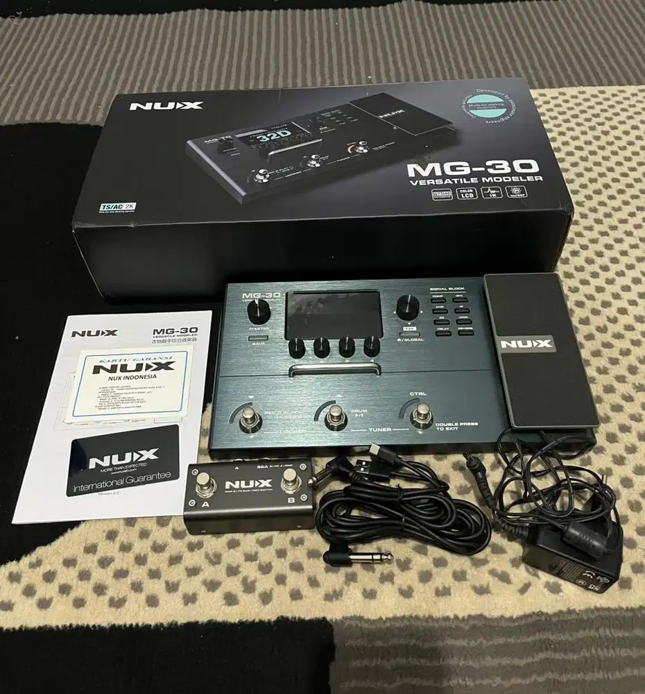 Efek gitar nux mg30 second