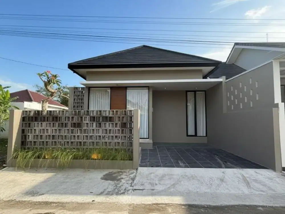 Rumah Baru Limasan Modern Industrial Margoluwih Sayegan Sleman