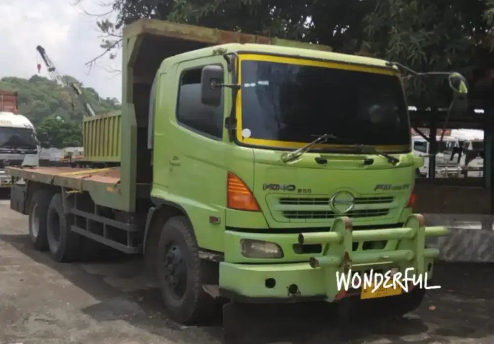 Hino Lohan FM 260 TI Tronton 6×4 Bak Besi 7.5m Ors Lossbak Bio Solar