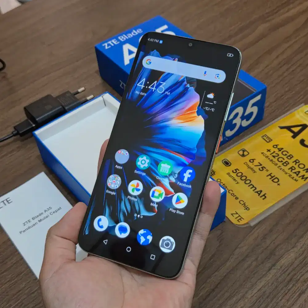 ZTE Blade A35 Resmi Fullset Original