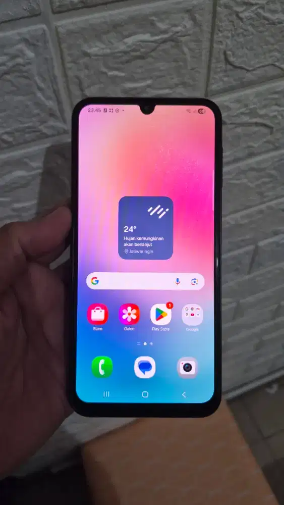 SAMSUNG A24 RAM 8+8/128GB BLACK GLOSY, SUPER MULUS