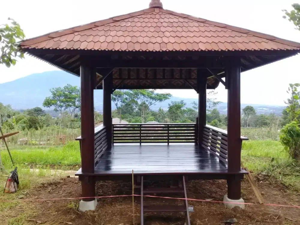 Jual gazebo kelapa.