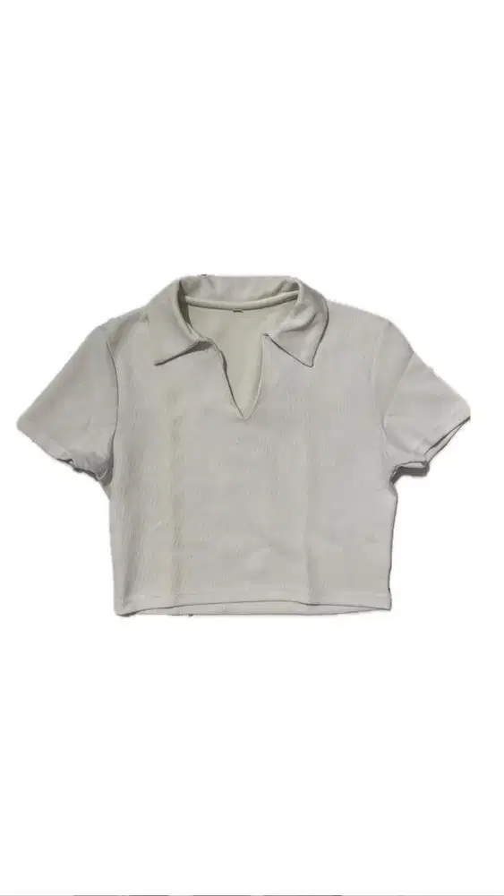 polo shirt croptop
