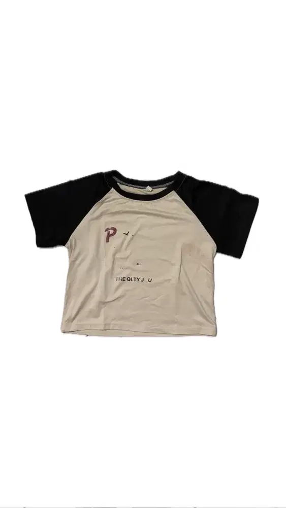 Baby tee shirt crop