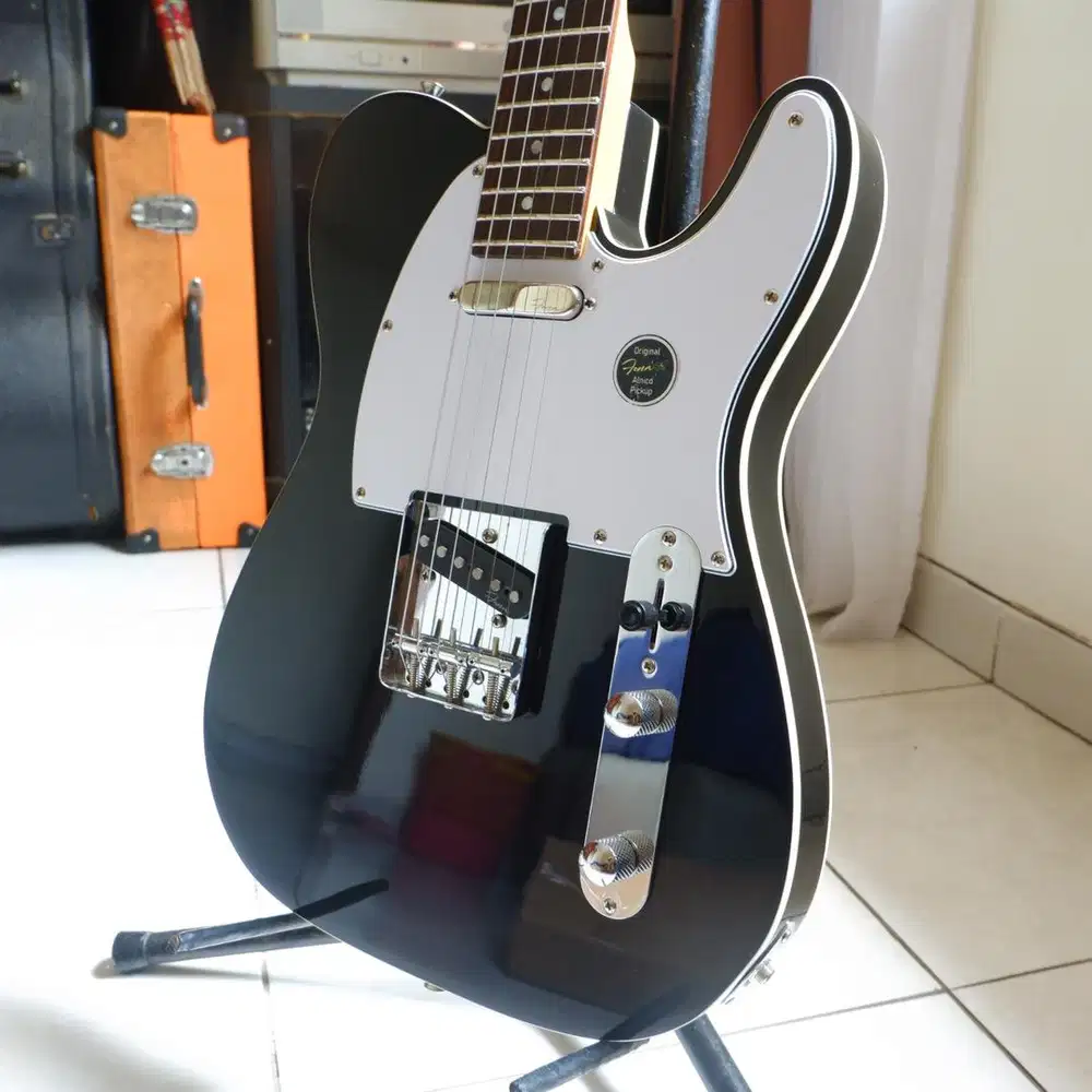 Gitar Elektrik Fena TL STD DB Black Telecaster Double Bound
