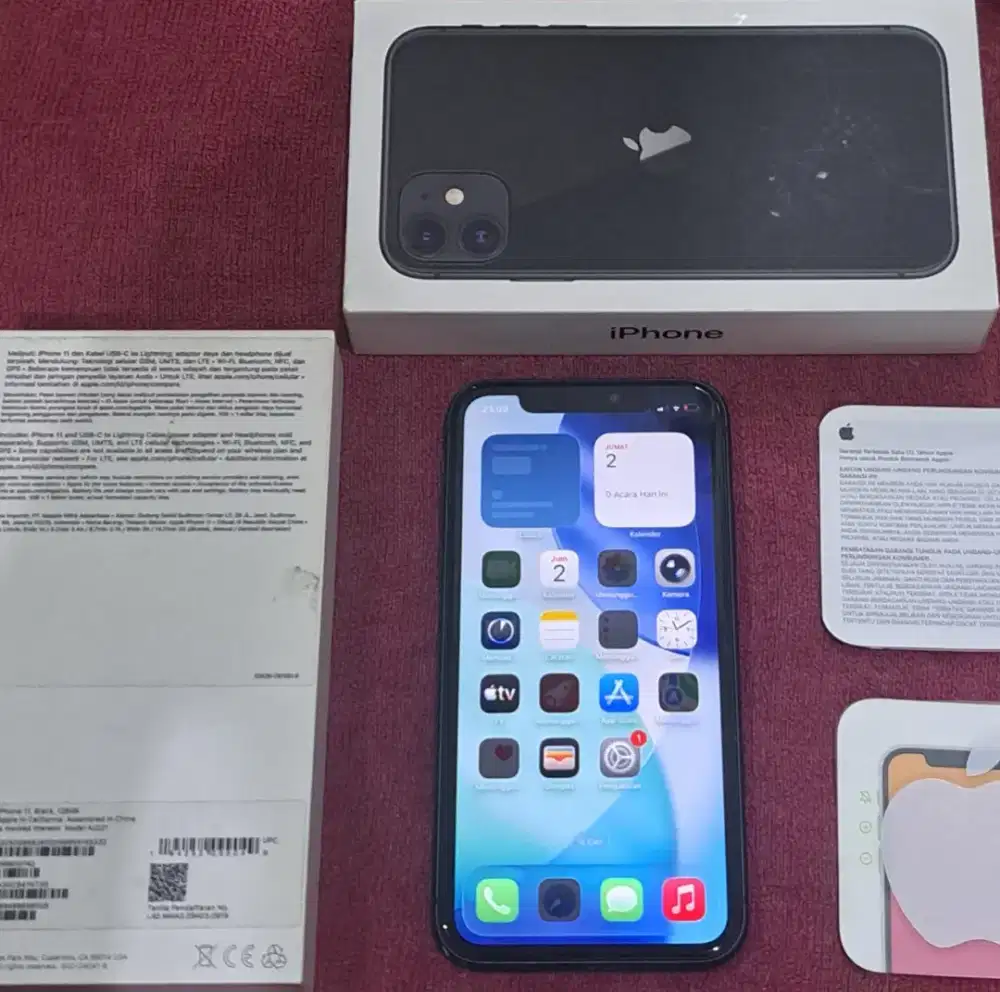 Iphone 11 128gb garansi ID/a digimpap dusbok ori