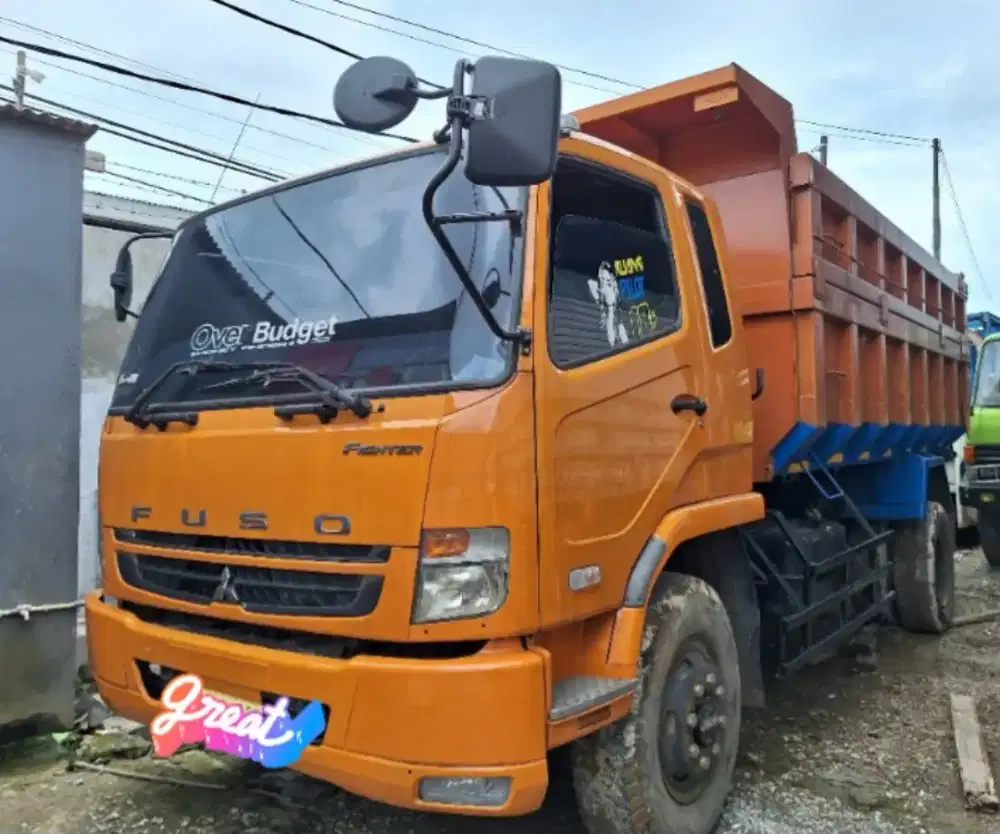Mitsubishi Fuso 240PS FM65FL HD4×2 Dumbtruk 6ban Fulors BioSolar/Lohan