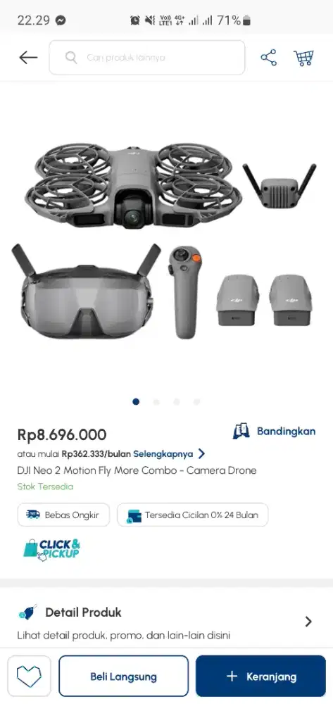 DJI NEO 2 MOTION FLYMORE COMBO