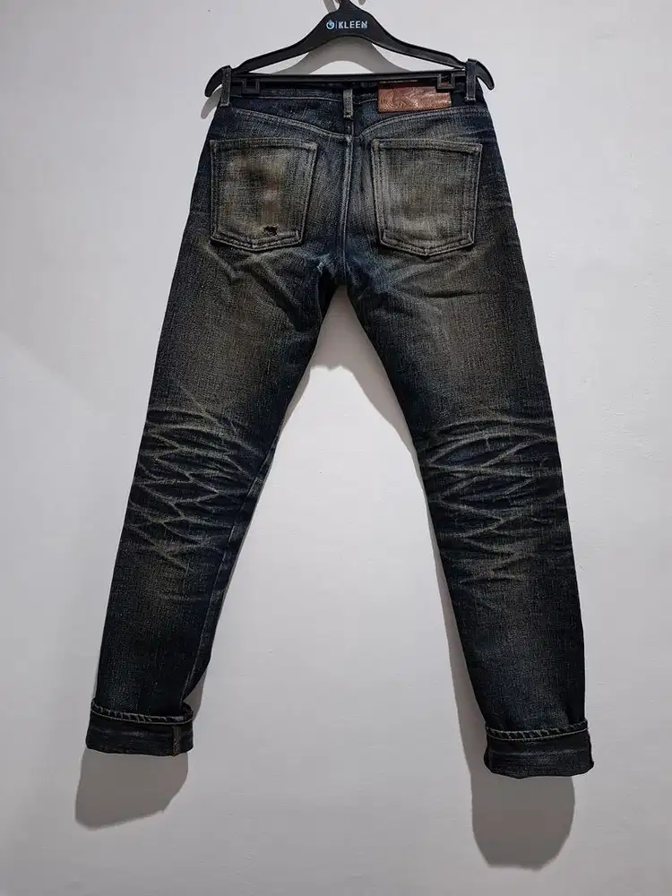 Naked and Famous Original Denim Selvedge Fade Fading