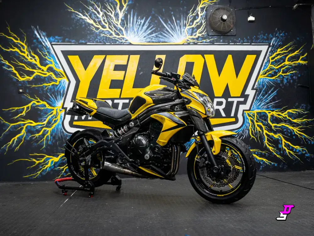 [YMS] Kawasaki Ninja ER6N 2013 Kuning Langka Non ABS