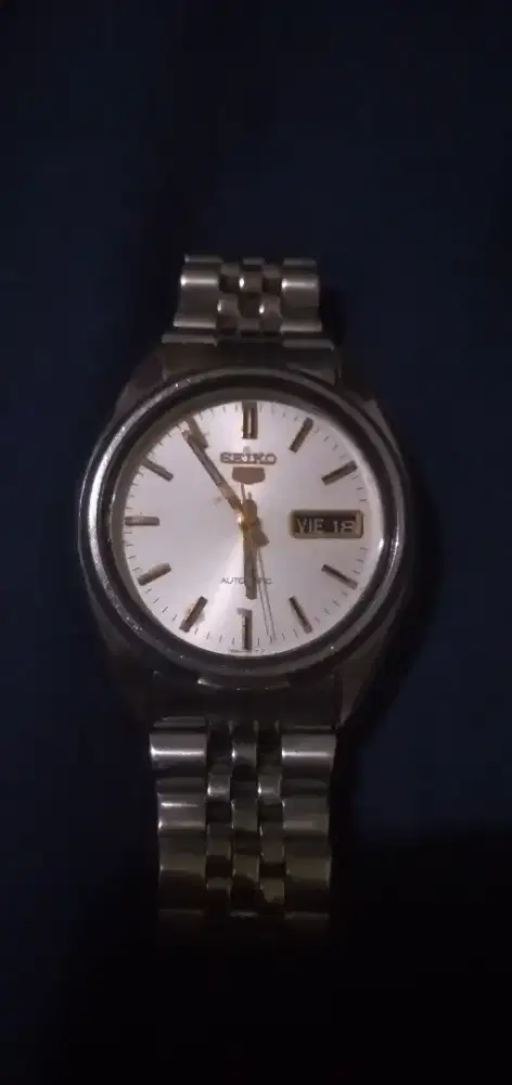 jam seiko 5 automatis 7s26 dim 38cm full ori & akurat