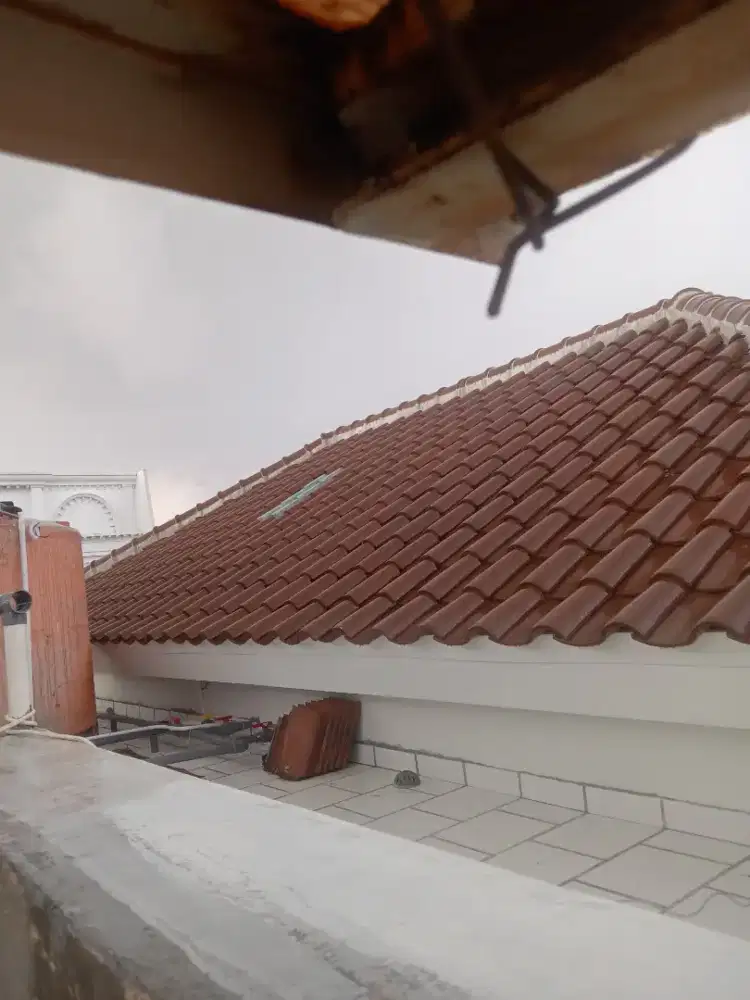 TukanG renovasi atap yg bocor