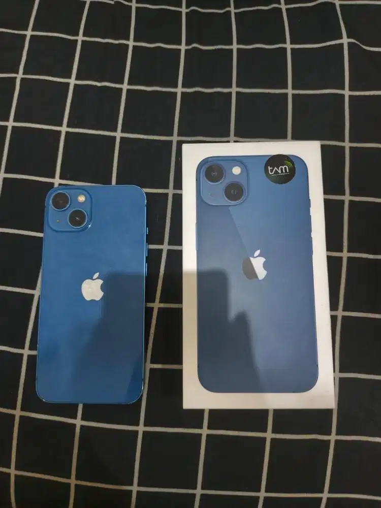 IPHONE 13 BLUE SECOND RESMI IBOX