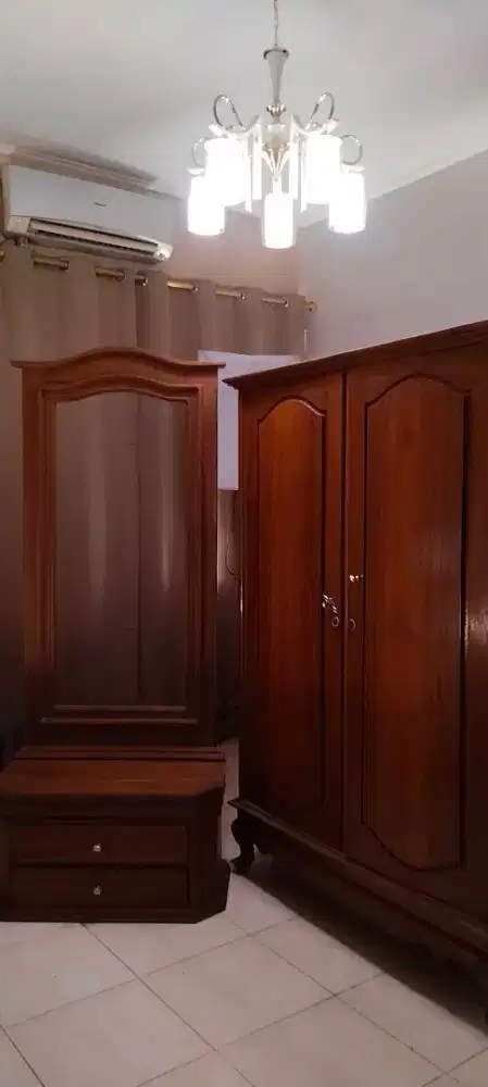 Bundling Lemari Jati + Lemari Rias Jati Lama