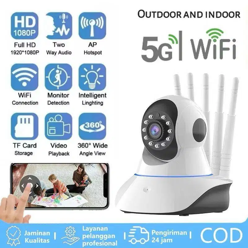Kamera CCTV Wireless WIFI Baby Smart Camera CCTV 360 Anti Maling