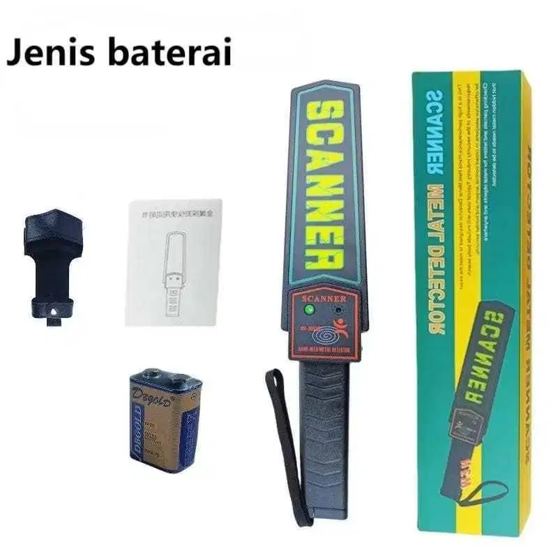 Scanner Alat Pendeteksi Logam Security Checker Detektor Logam Portable