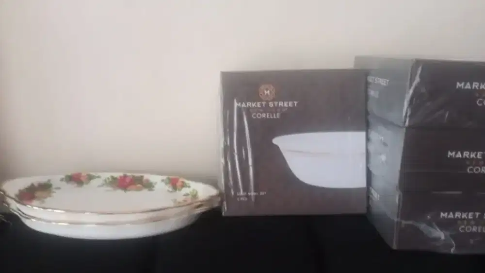 Piring Corelle mangkuk SET 2