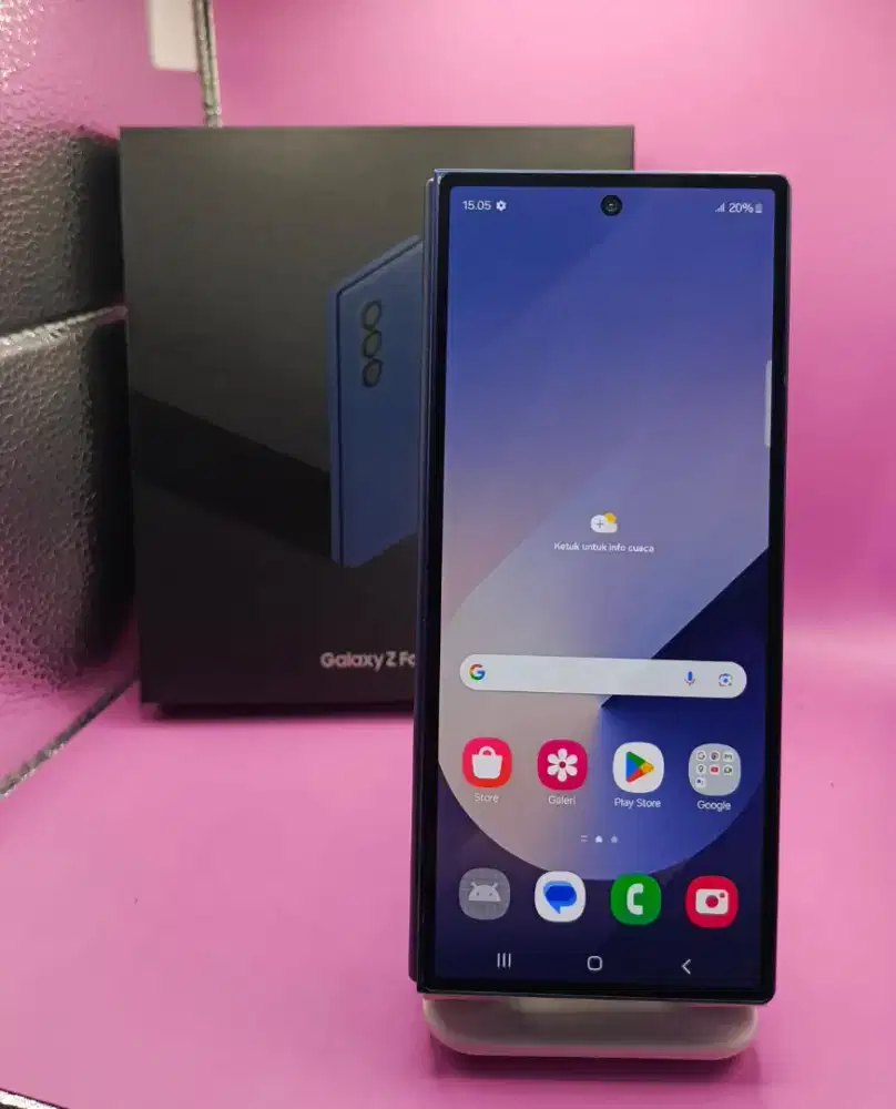 SAMSUNG Z FOLD 6 5G RAM 12/512GB ORIGINAL SEIN MULUS FULLSHET 

TAMPIL