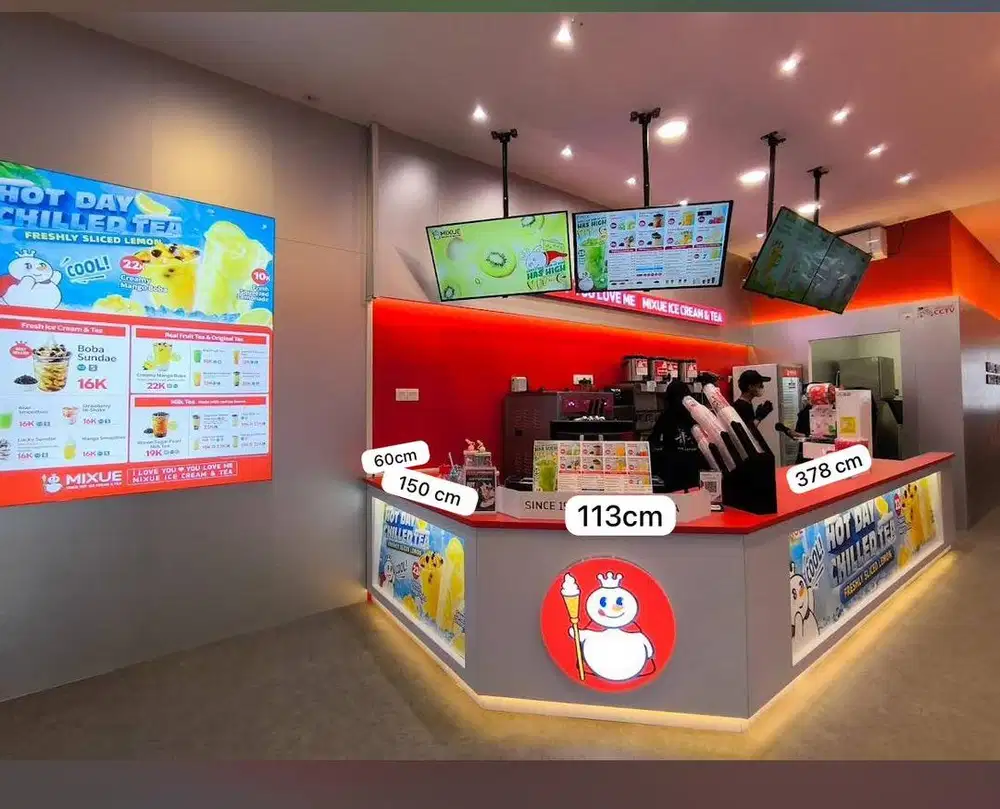 DI JUAL MEJA KASIR / MEJA BAR EX MIXUE