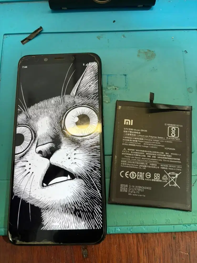 Ganti baterai xioami mi a2 bergaransi