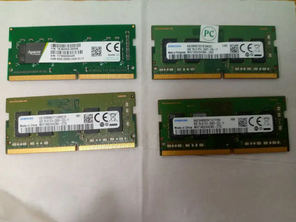 JUAL RAM 4GB DDR4 CABUTAN LAPTOP SECOND NORMAL LANCAR JAYA SIAP PAKAI