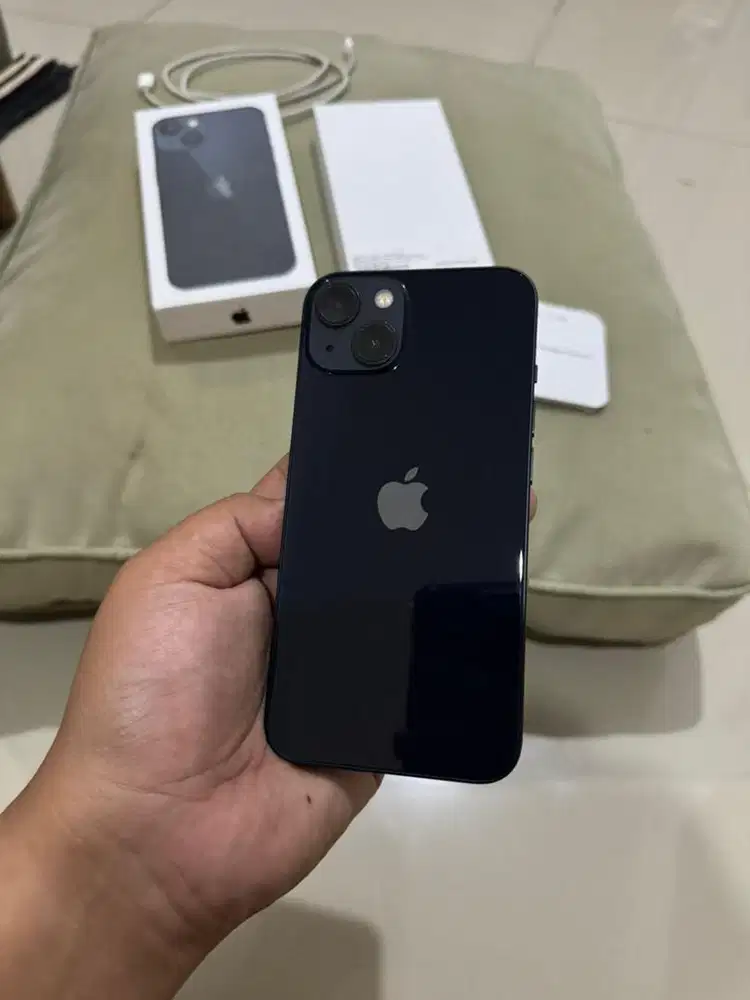 IPHONE 13 BASIC 256 GB FULLSET PERFECT CONDITION MIDNIGHT ALL OPERATOR