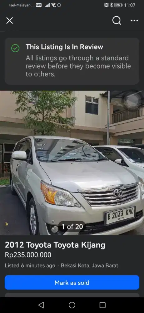 For SALE Innova V 2.5 Diesel 2012