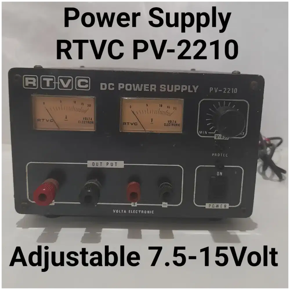 Power Supply Adjustable 15Volt merek RTVC