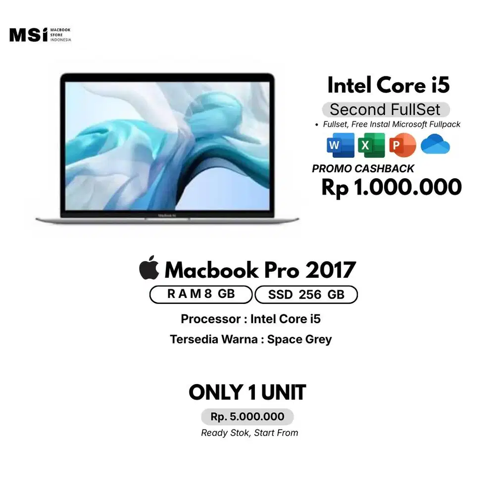 MACBOOK PRO 2017 RAM 8/256GB