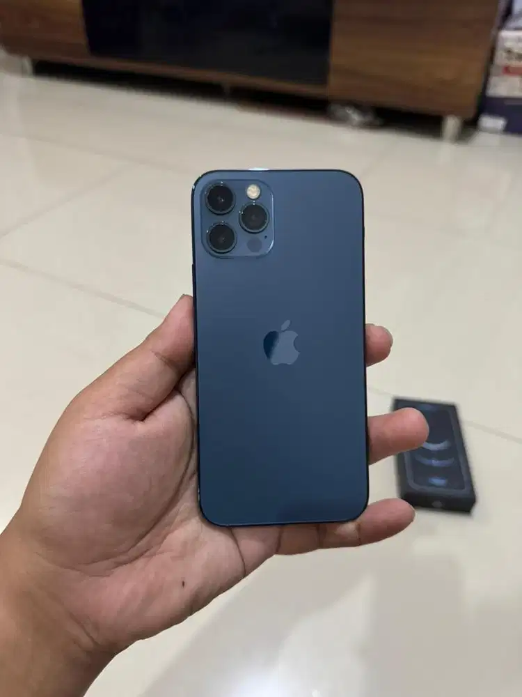 IPHONE 12 PRO PACIFICBLUE 128GB FULLSET MULUS