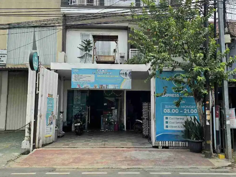 Rumah Second Samping Jalan Umum Pondok Kelapa Jakarta Timur