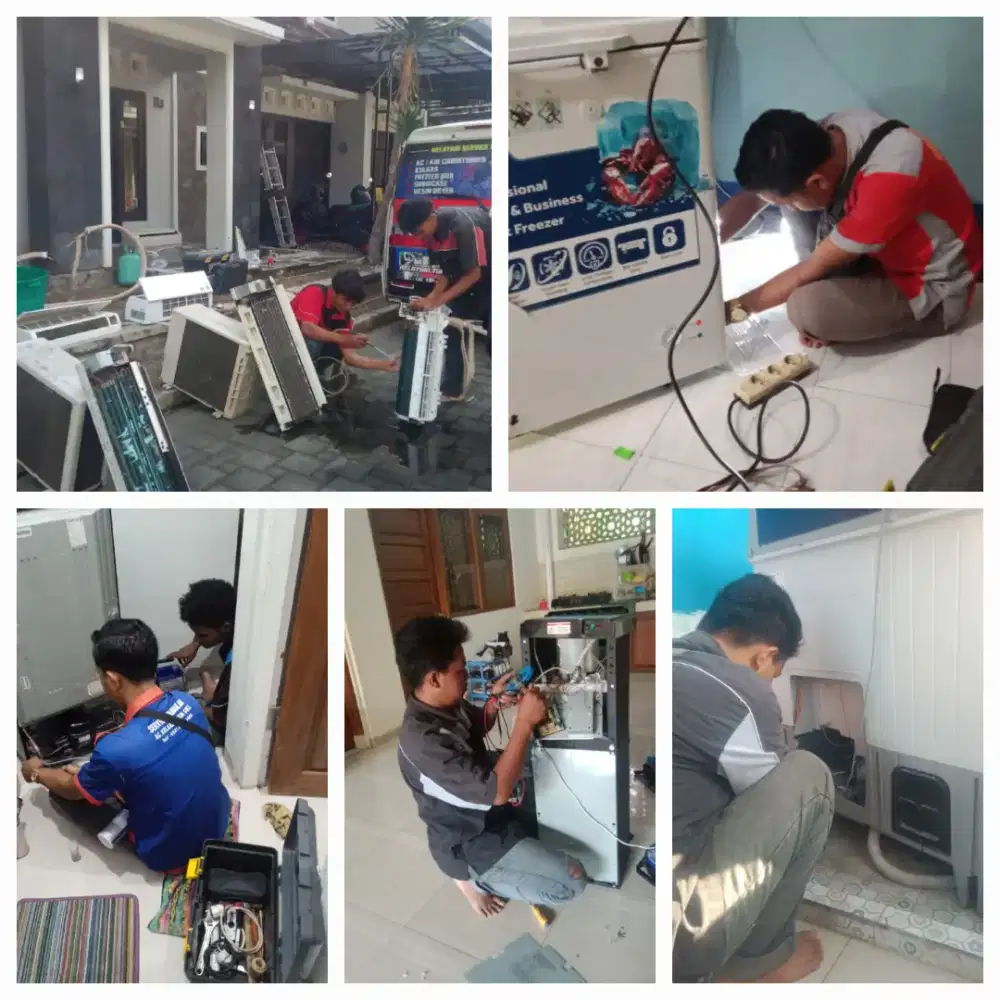 AHLI SERVICE DLL AC,MEISN CUCI,DISPENSER,WATER HEATER,KULKAS DLL ONLY