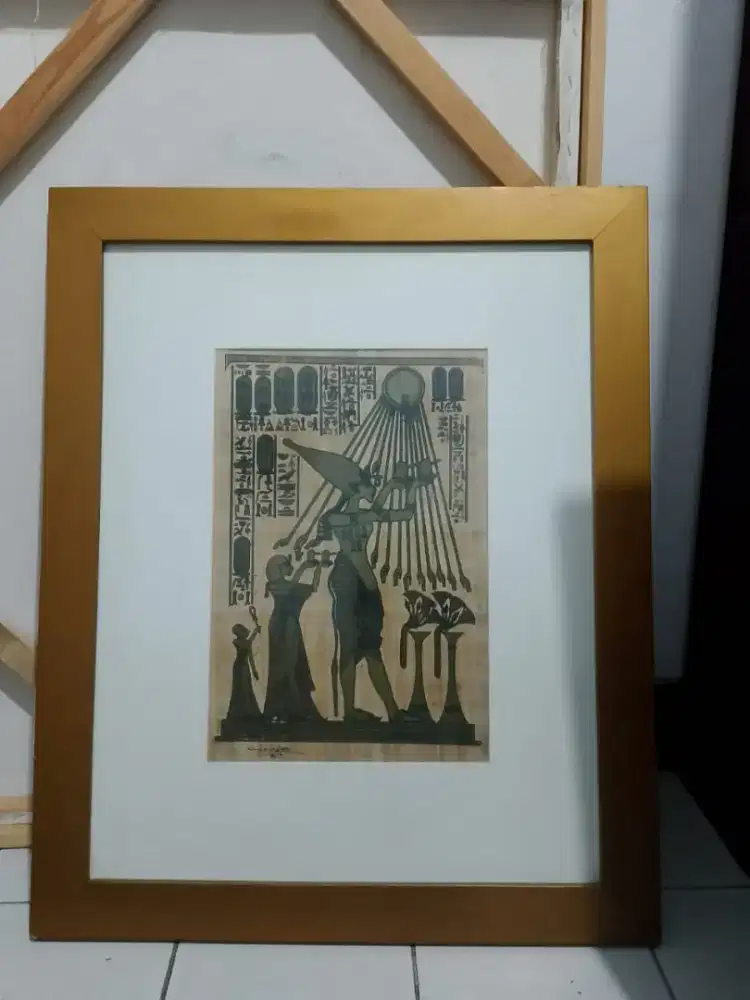 Dijual cepat lukisan papirus mewah