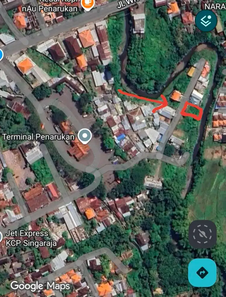 Tanah di penarukan singaraja dalam kota akses mobil