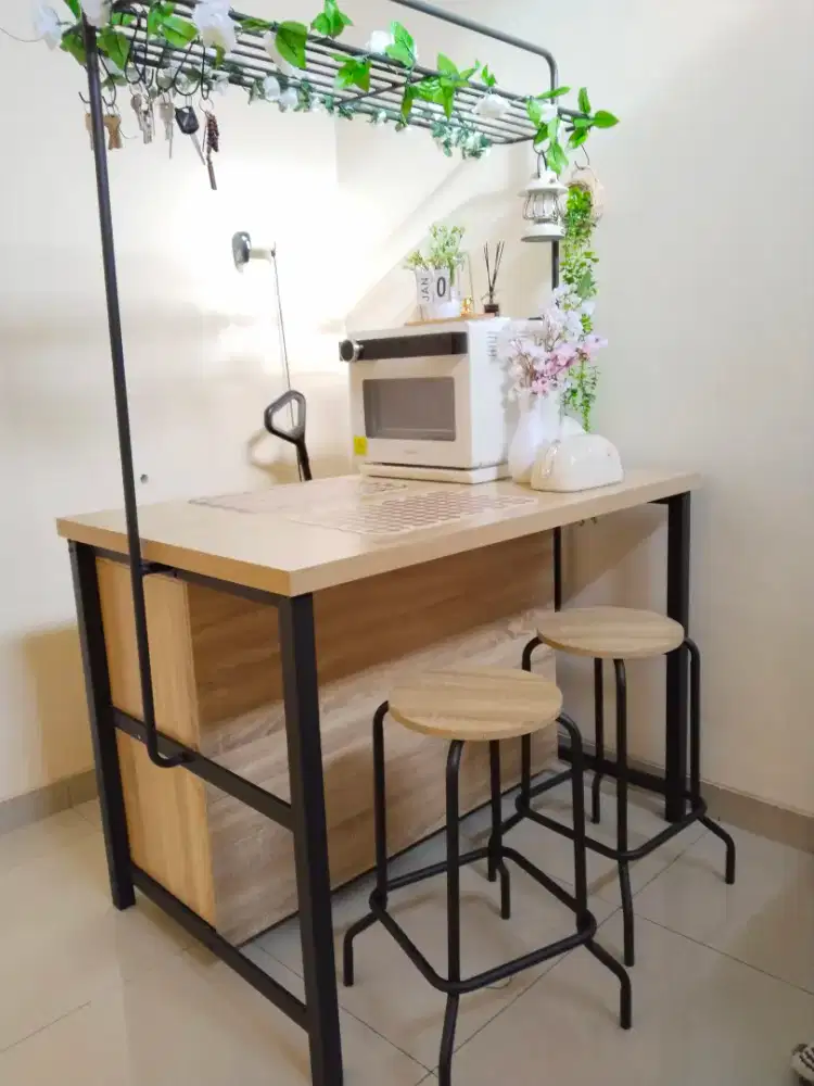 Jual meja makan mini bar