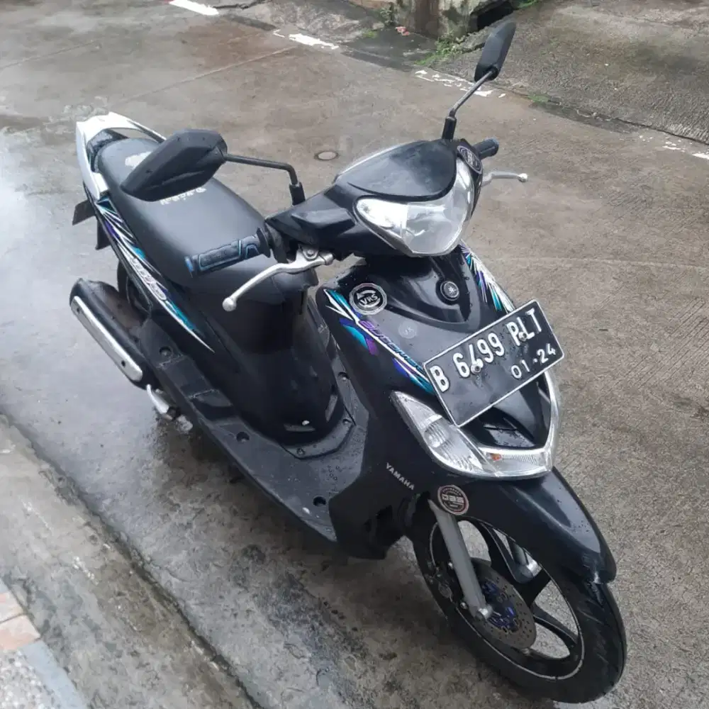 Yamaha Mio 2008 ss lengkap mesin bagus plat B DKI, stater tokcer