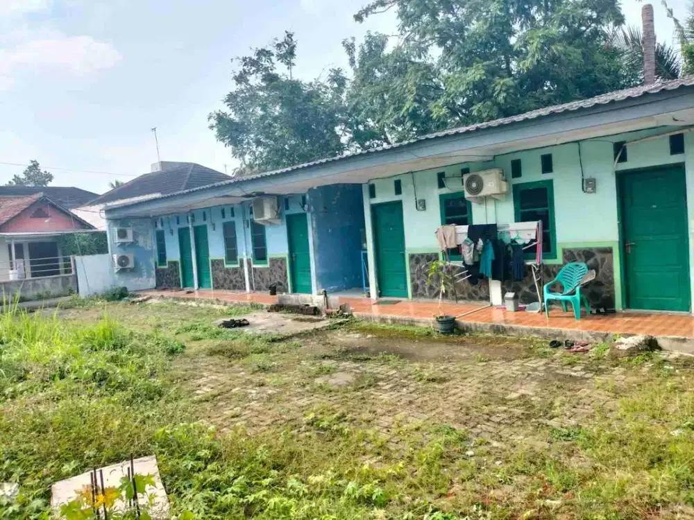 jual kontrakan 6 pintu luas 400 m2 surat SHM sewa 1 juta per bulan