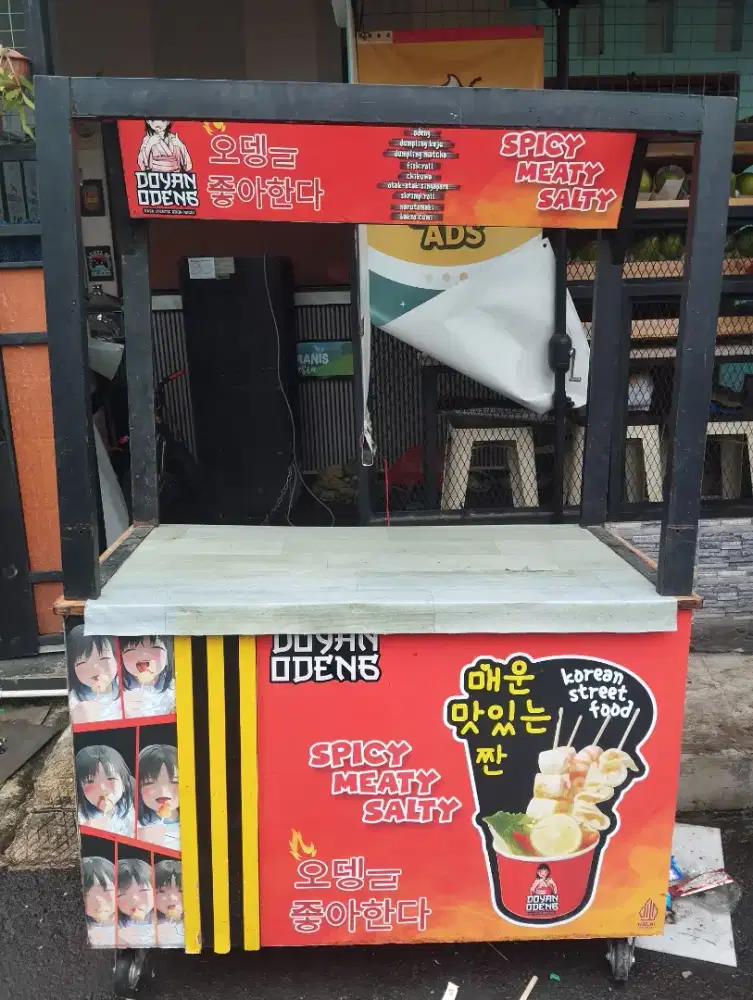 Di jual cepat Gerobak jualan serbaguna