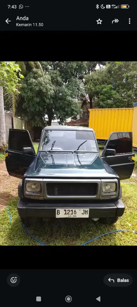 Feroza Jeep 1994 low km