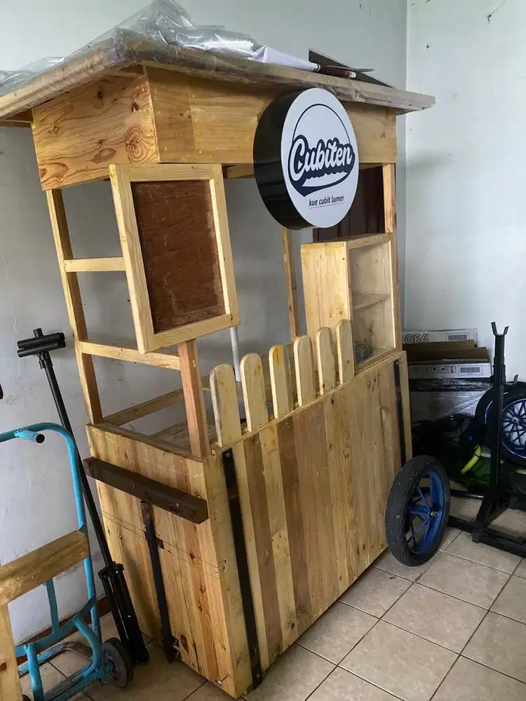 Jual Gerobak Kayu Plus Roda