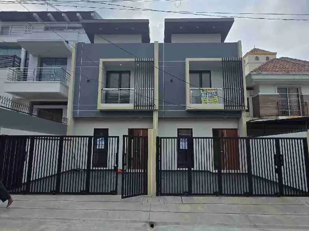 Dijual rmh baru di  Kavling DKI, Meruya, LT: 125 m² (5×25), LB: 168 m², KT: 3+1, KM: 3+1