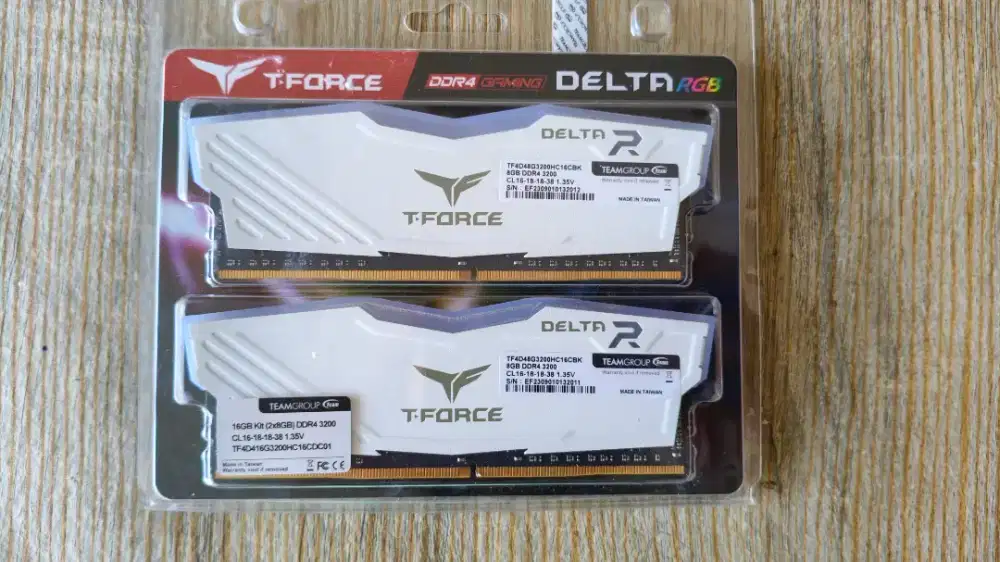 RAM MEMORY TEAM DELTA GROUP 2x8GB 16GB  PC 25600 Freq 3200 MHz
