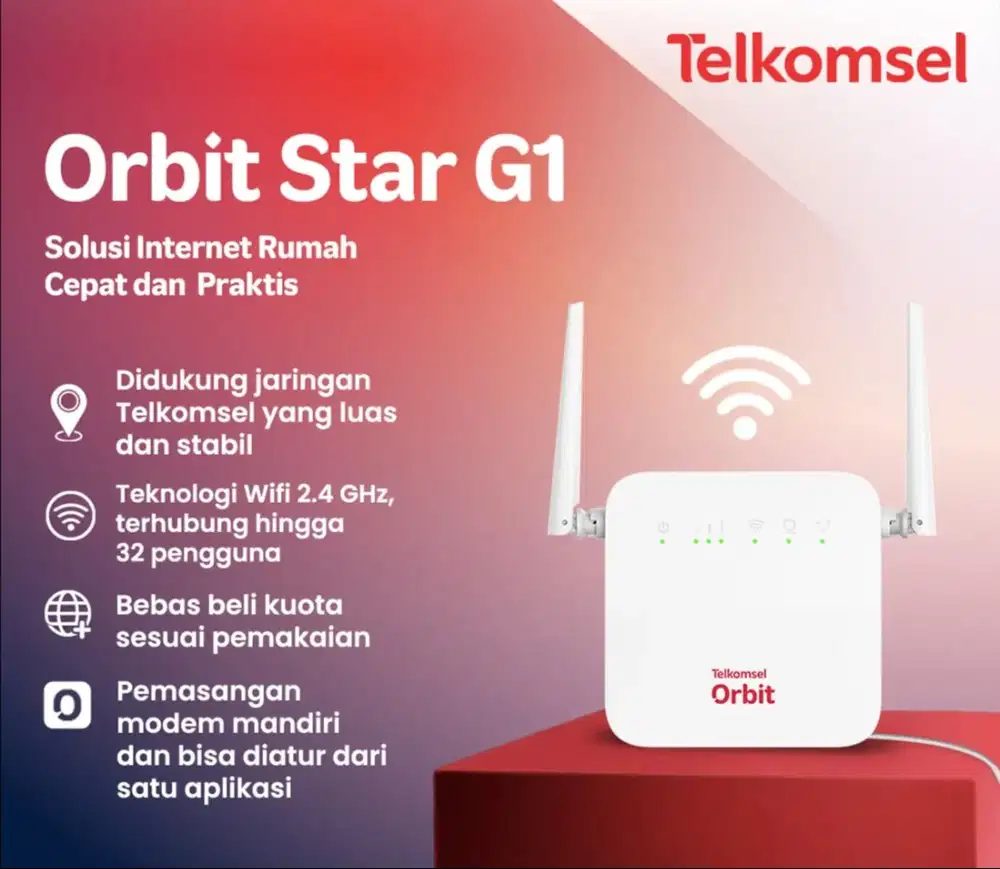 TELKOMSEL ORBIT WIFI MODEM 4G